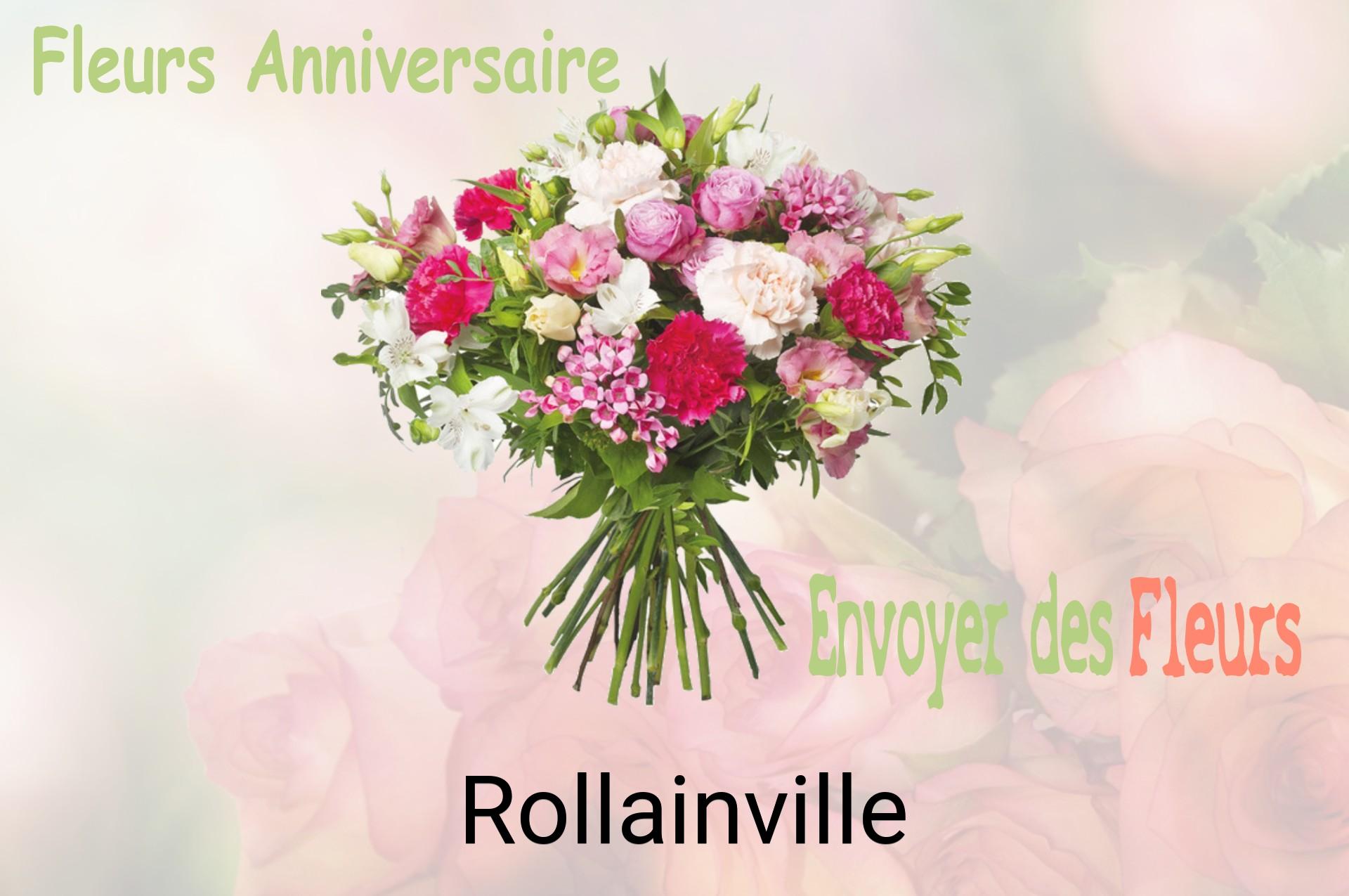 Bouquet de fleurs d’anniversaire livré à Rollainville