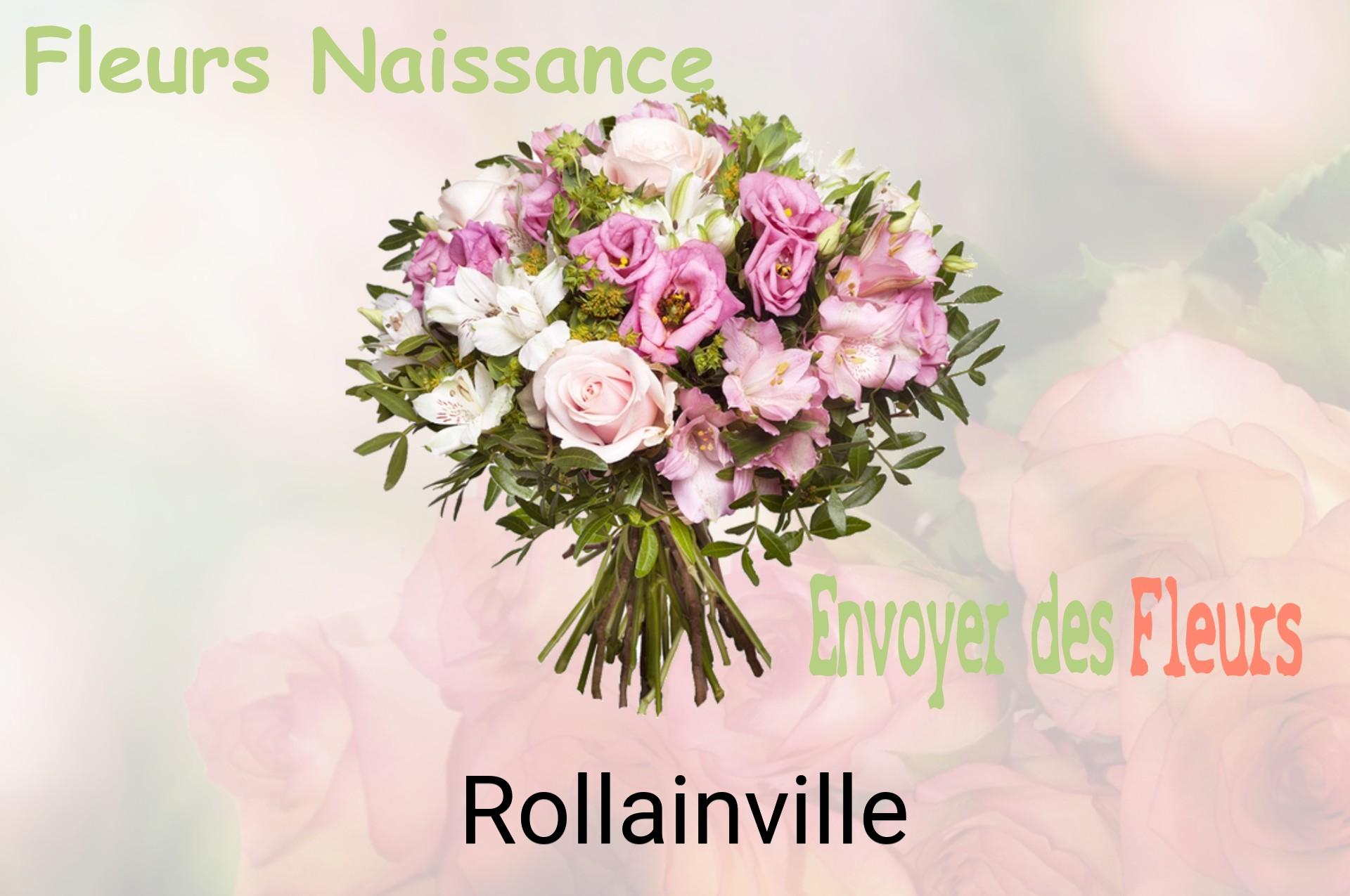 Bouquet de fleurs de naissance livré à Rollainville